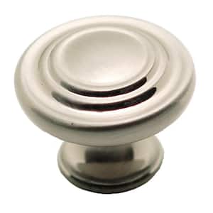 Notre-Dame Collection 1-5/16 in. (34 mm) Brushed Nickel Traditional Cabinet Knob