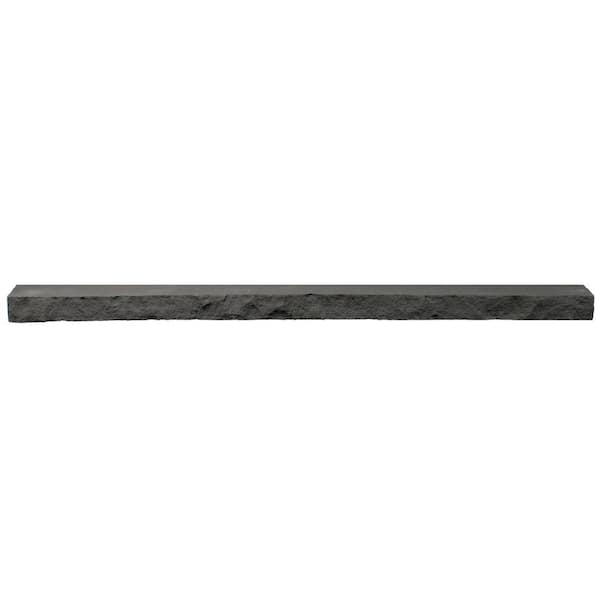 NextStone Sandstone 48 in. x 4 in. Charcoal Faux Stone Ledger (4-Pack)