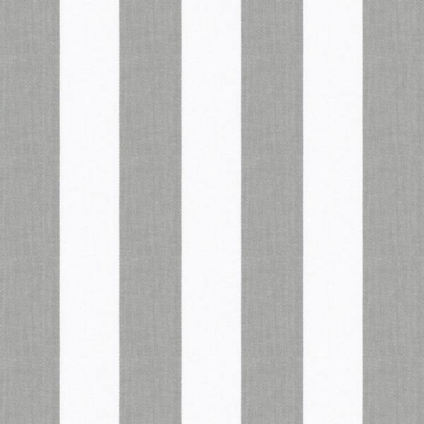 Aleko 10 Ft Manual Patio Retractable Awning 96 In Projection In Grey And White Stripe Aw10x8greywht Hd The Home Depot