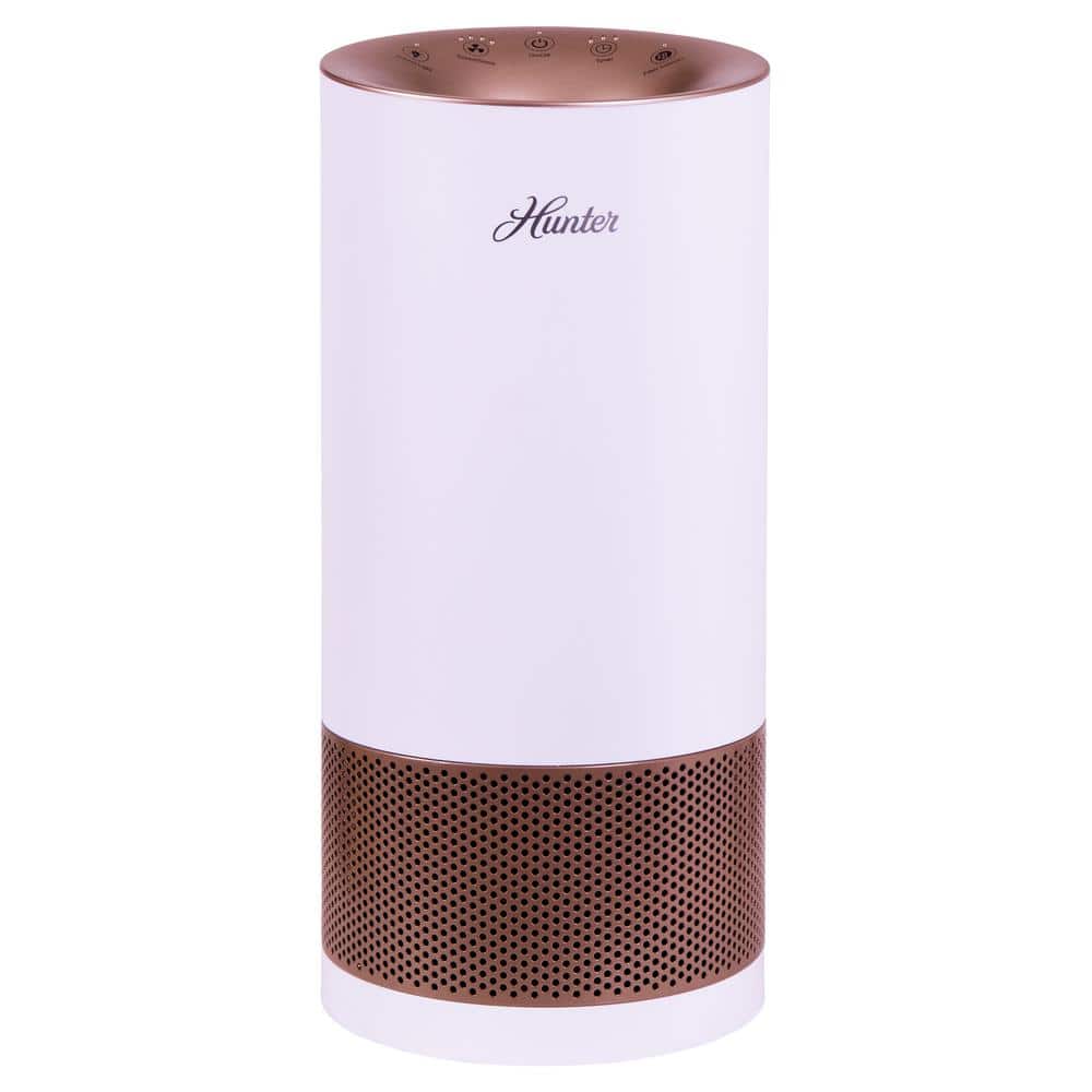Hunter HP400 104 sq. ft. Round Tower Air Purifier for Allergy and