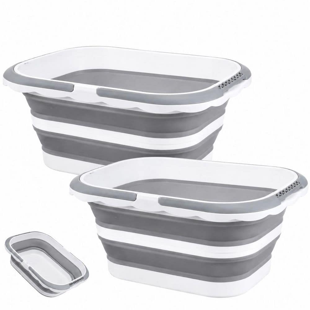 2-Pack Collapsible Beverage Ice Buckets, 8.5 L Plastic Drink Tubs for Parties and Outdoor Entertaining price history on PriceWatchPro