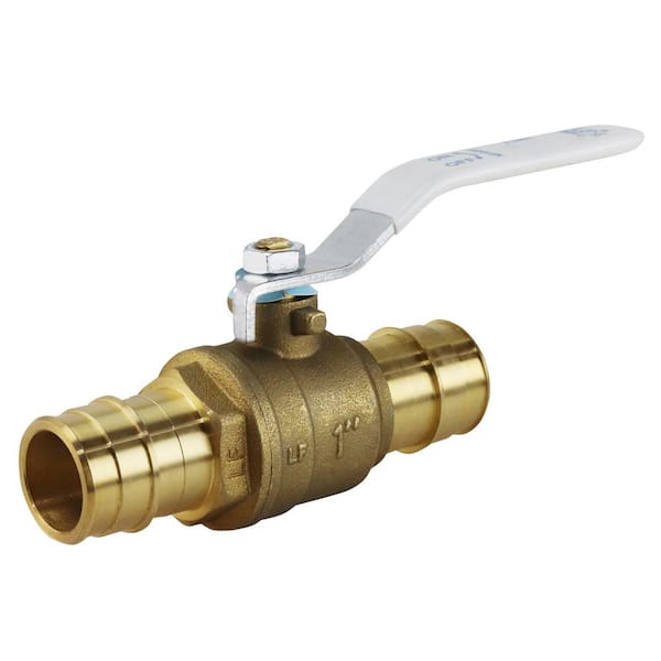 1 in. Brass PEX-A Expansion Barb Ball Valve