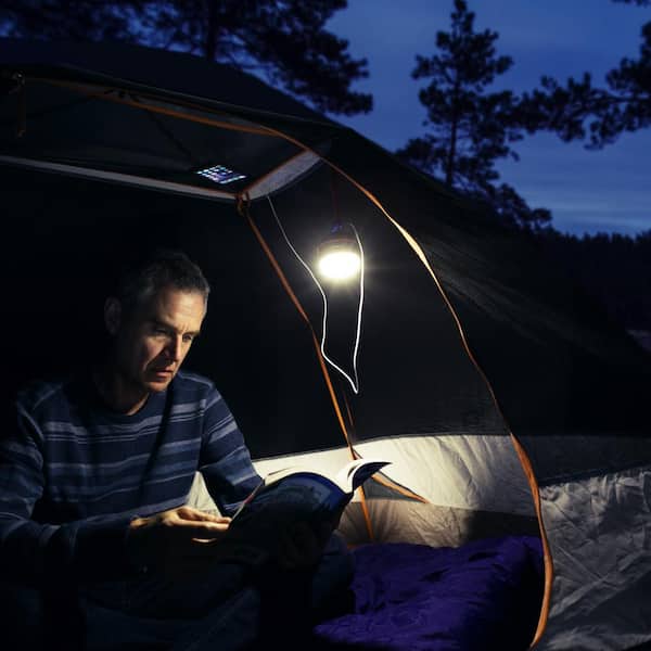 LED Camping Light Tripod Stand Rechargeable Outdoor Tent Lamp Hiking Lantern
