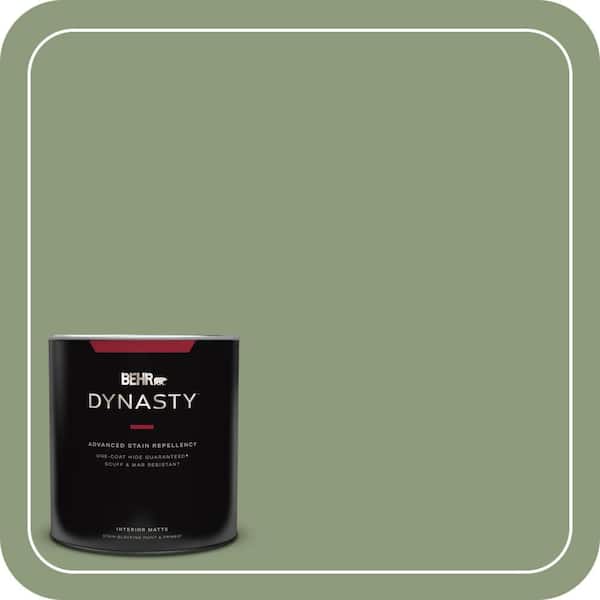 BEHR DYNASTY 1 qt. #ICC-76 Herbal Scent Matte Interior Stain-Blocking Paint and Primer
