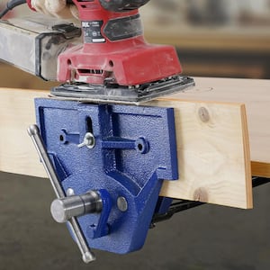 Bench Vise 13 in. Heavy-duty Cast Iron Workbench Vice 10.6in. Jaw Width with Quick Release Lever for Woodworking Cutting