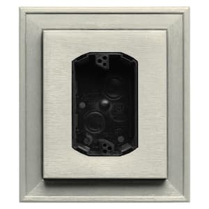7 in. x 8 in. #082 Linen Electrical Mounting Block