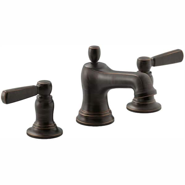 KOHLER Bancroft 8 in. Widespread 2-Handle Bathroom Faucet in Oil-Rubbed Bronze