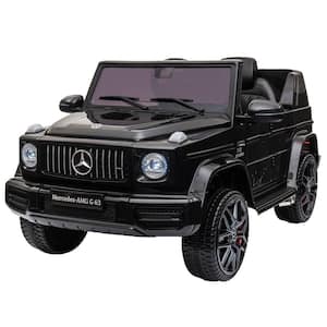 Black Kids Ride on Car 12-Volt Electric Motorized Vehicles with Remote Control Licensed Mercedes-Benz AMG G63