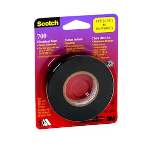 0.75 in. x 66 ft. 700 Electrical Tape, Black (Case of 24)