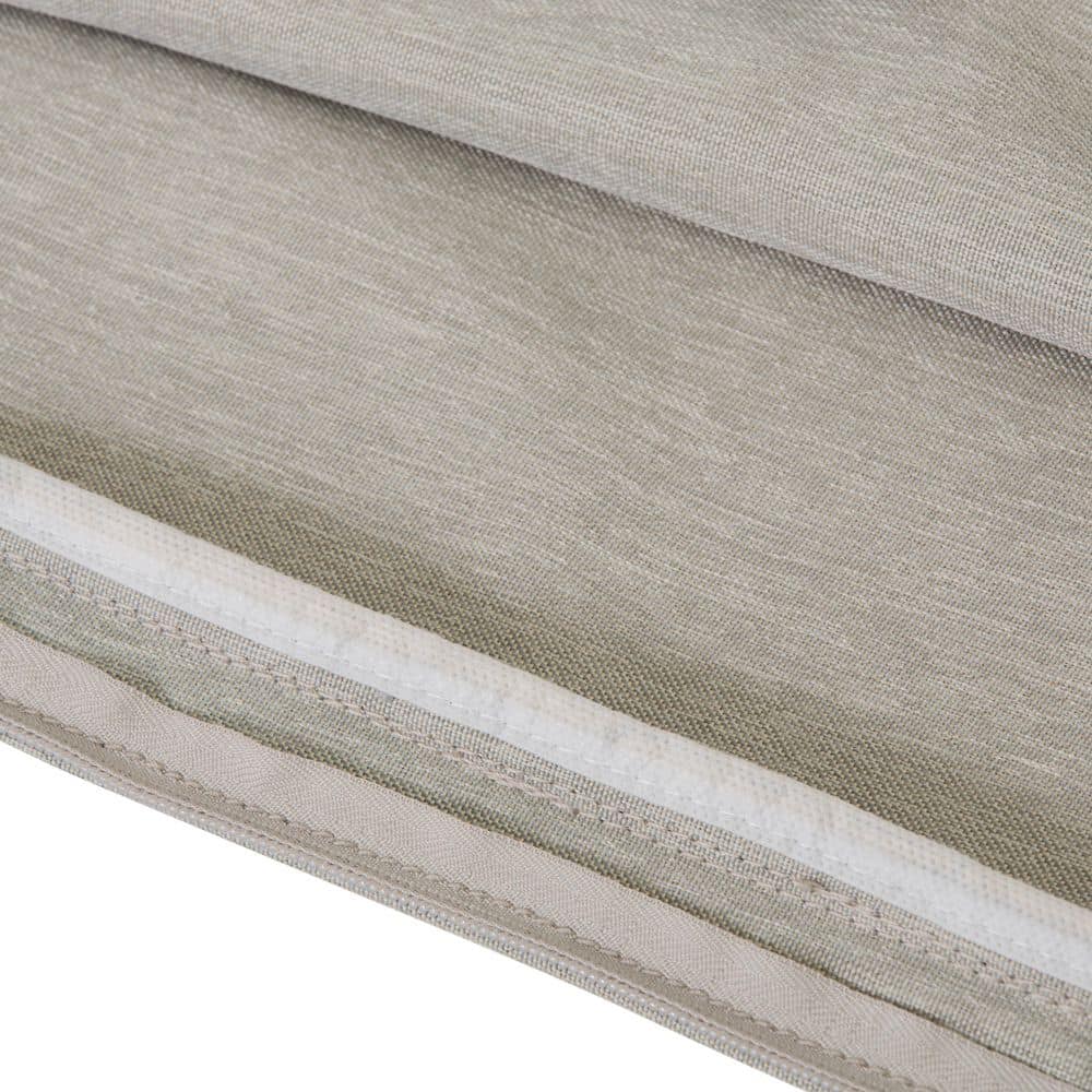 Heather Grey FadeSafe 48" Patio Bench Cushion with Water-Resistant Coating