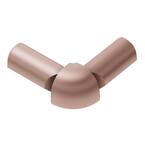 Rondec Satin Copper Anodized Aluminum 5/16 in. x 1 in. Metal 90° Double-Leg Outside Corner