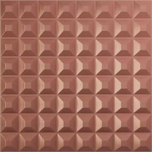 19 5/8 in. x 19 5/8 in. Bradford EnduraWall Decorative 3D Wall Panel, Champagne Pink (Covers 2.67 Sq. Ft.)