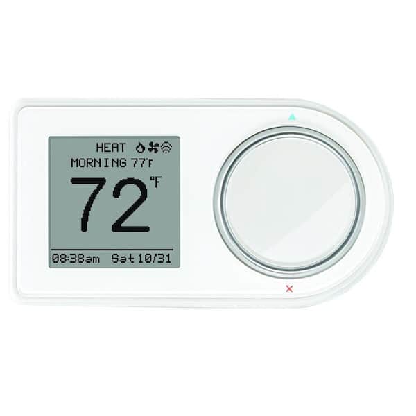 LUX/GEO 7-Day Wi-Fi Programmable Thermostat in White