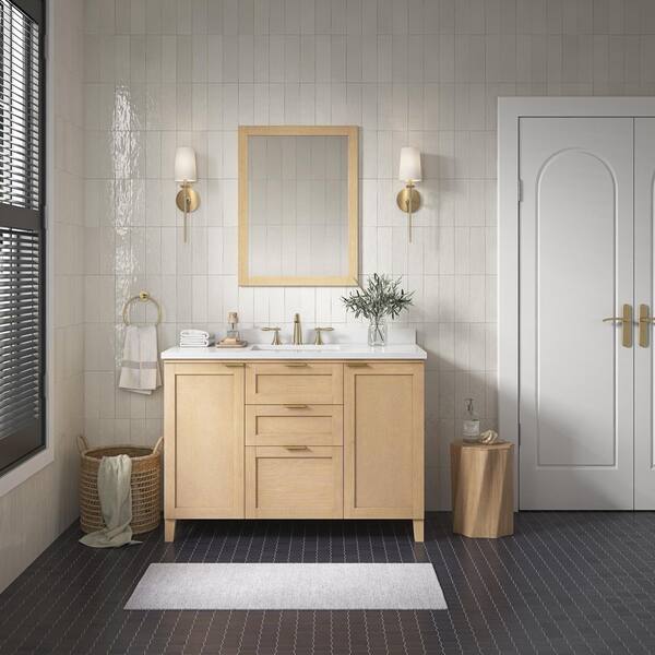 OVE Decors Macy 48 in. W x 22 in. D x 34 in. H Single Sink Bath Vanity