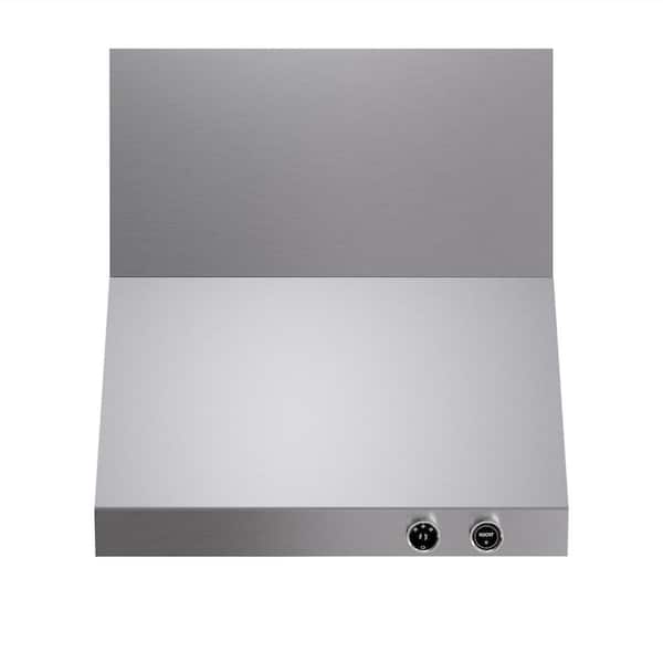 30 in. 900 CFM Ducted Wall Mount Range Hood in Stainless Steel with Digital Controls