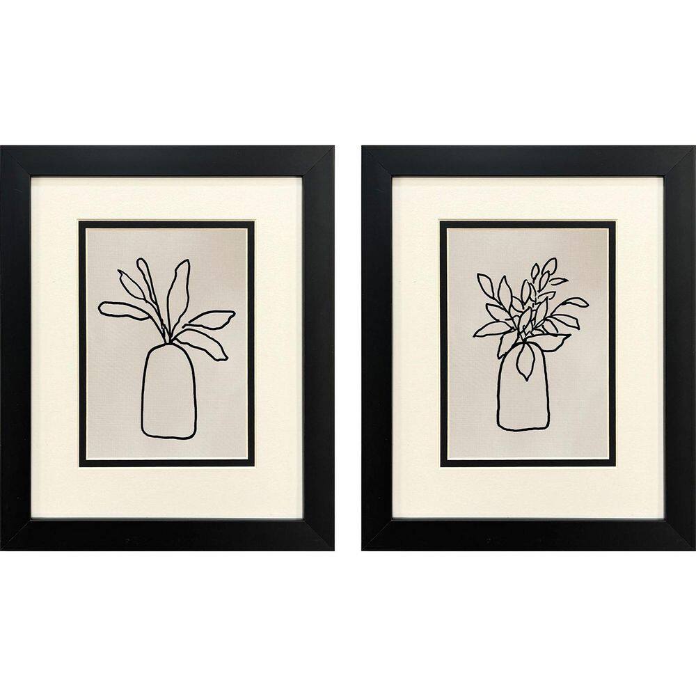 Loreth 2 Piece Framed Mixed Media Nature Wall Art 11 in. x 9 in. price history on PriceWatchPro