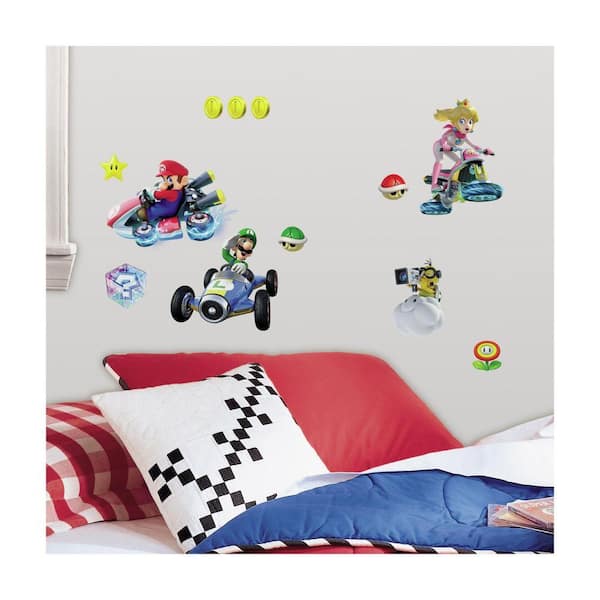 RoomMates 5 in. x 11.5 in. Mario Kart 8 Peel and Stick Wall Decal