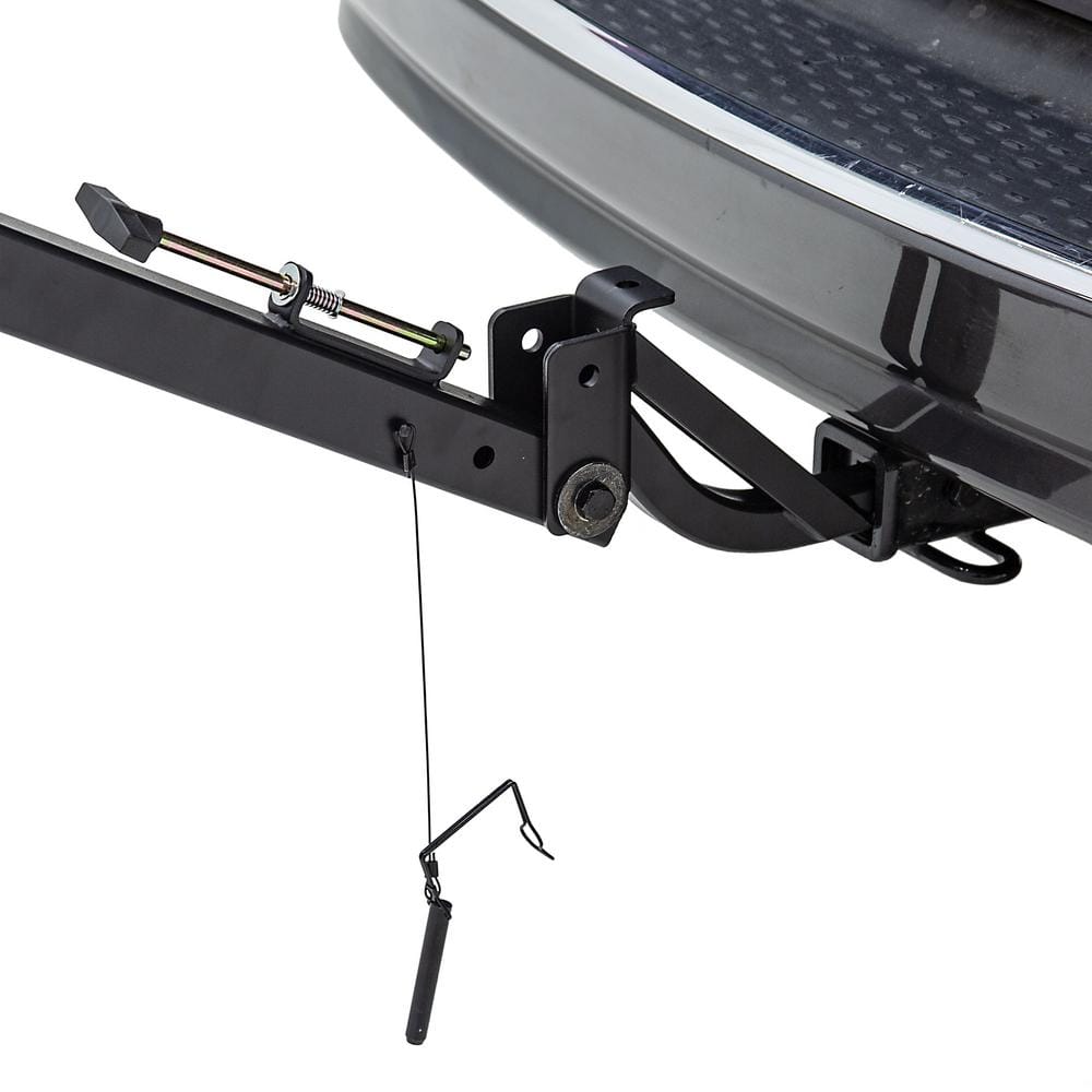 Elevate Outdoor 4-Bike Folding Hitch Mount Rack with Black Steel Frame