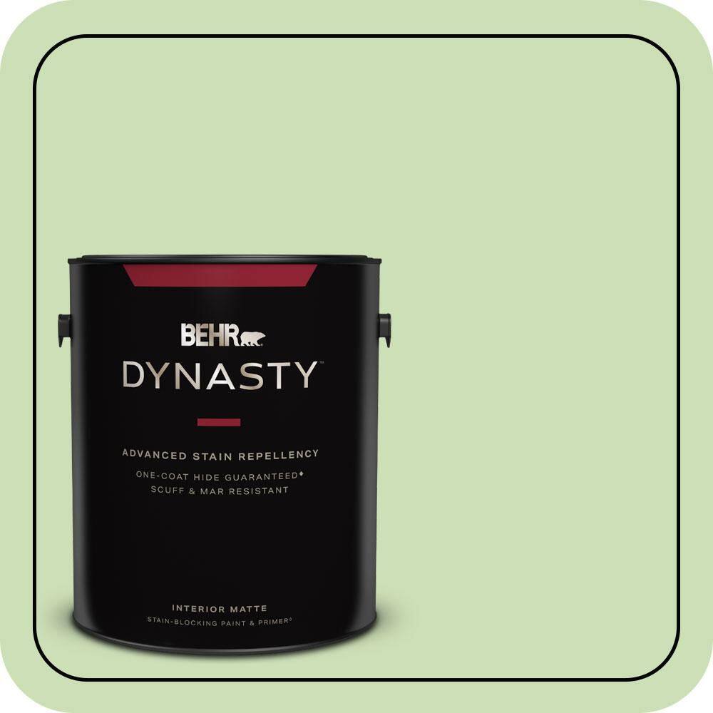 1 gal. #430C-3 Peridot Matte Interior Stain-Blocking Paint & Primer