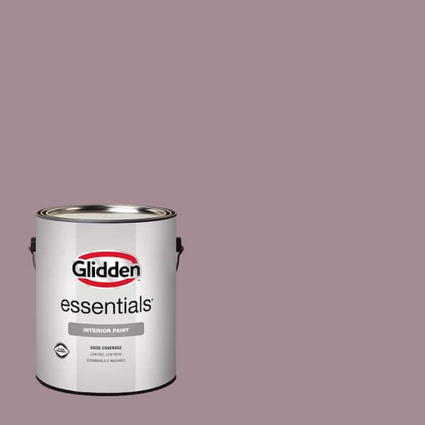 Glidden Essentials 1 gal. PPG1046-5 Gothic Amethyst Flat/Matte Interior Paint