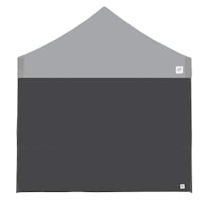 10 ft. Steel Gray Sidewall, Zipper-Free, Fits E-Z UP 10 ft. x 10 ft. Straight Leg Shelters (Not Included)