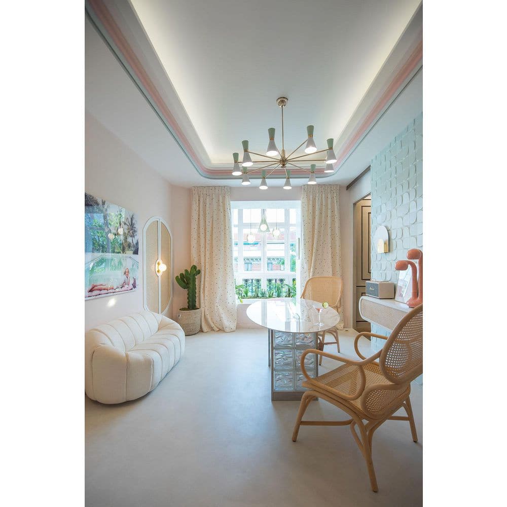Primed White Polyurethane Crown Moulding 78 inches