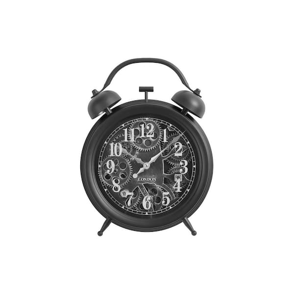 Transitional Black Analog Plastic Gear Mechanism Non-Ticking