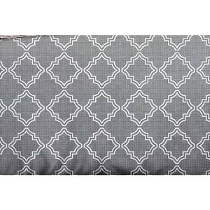3 Pieces Gray Geometric Microfiber King Comforter Set