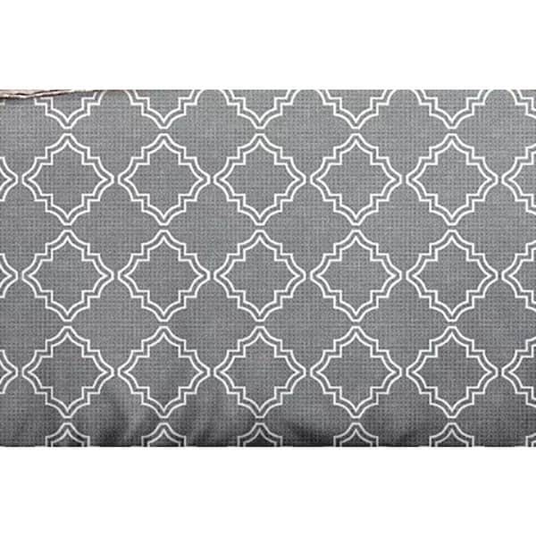 Shatex 3 Pieces Gray Geometric Microfiber Queen Comforter Set