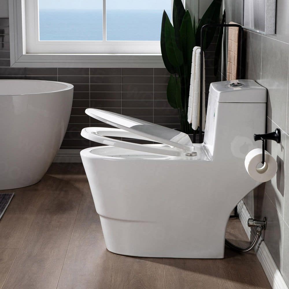 Elongated Wall Mounted Dual Flush High Efficiency Toilet