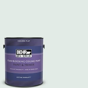 1 gal. #ICC-37 Beach Glass Ceiling Flat Interior Paint and Primer