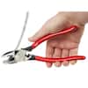 Milwaukee 9 in. High-Leverage Linesman Pliers with Crimper Set with 8 in.  Long Nose Plier (3-Piece) 48-22-6500-6501-6502 - The Home Depot