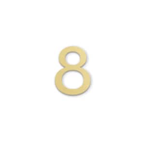4 in. Magnetic Numbers - Gold Number 8