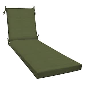 Outdoor Chaise Lounge Chair Cushion Sunbrella Dupione Palm