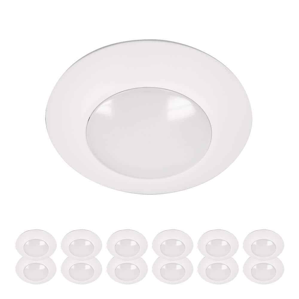 HLCE 4 in.LED Surface Mount Disk Light 60-Watt Equivalent 700lm, 3000K, 12-Pack, Title 20 Compliant price history on PriceWatchPro