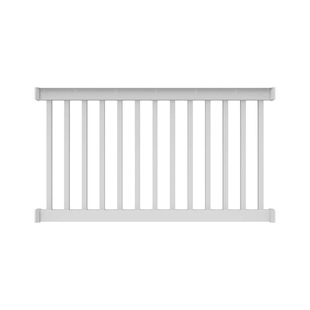 Finyl Line 6 ft. x 42 in. H Deck Top Level Rail Kit in White price history on PriceWatchPro