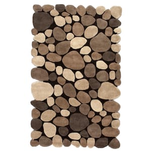 Wool Pebbles Natural 4 ft. x 6 ft. Area Rug