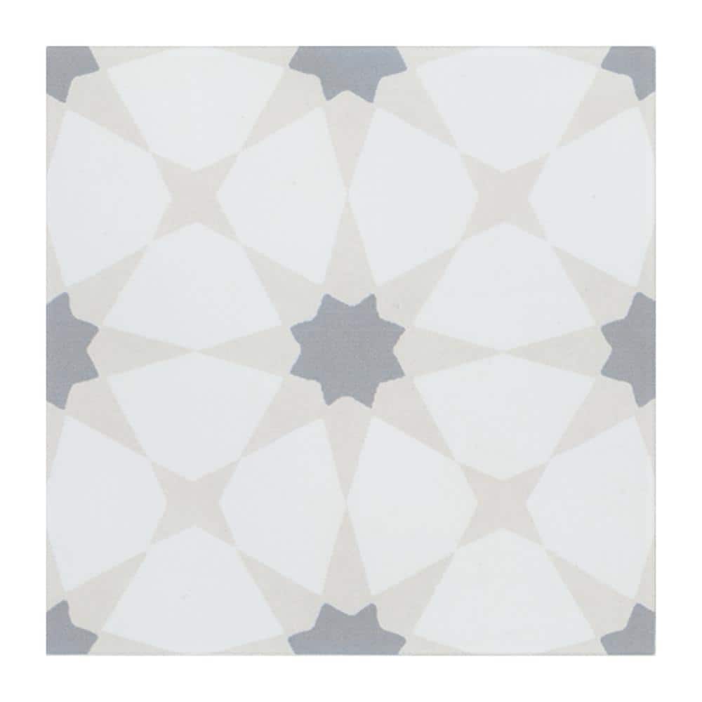 Amara 8" x 8" Zoudia Matte Porcelain Floor and Wall Tile