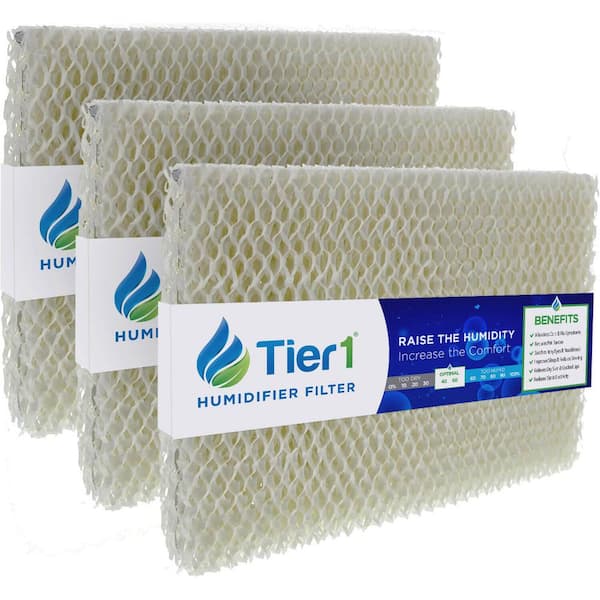 Tier1 Replacement Humidifier Wick Filter for Lasko THF8 Cascade Models 1128, 1129, 9930 (3-Pack)