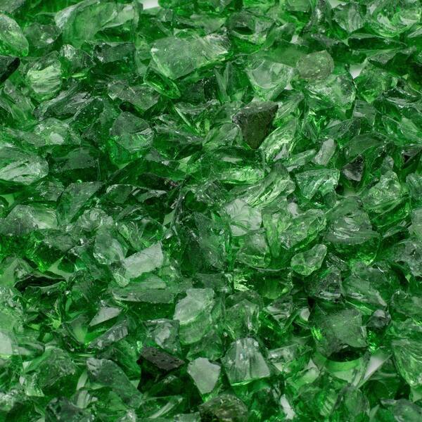 Margo Garden Products 2 lb. Small Green Decorative Glass