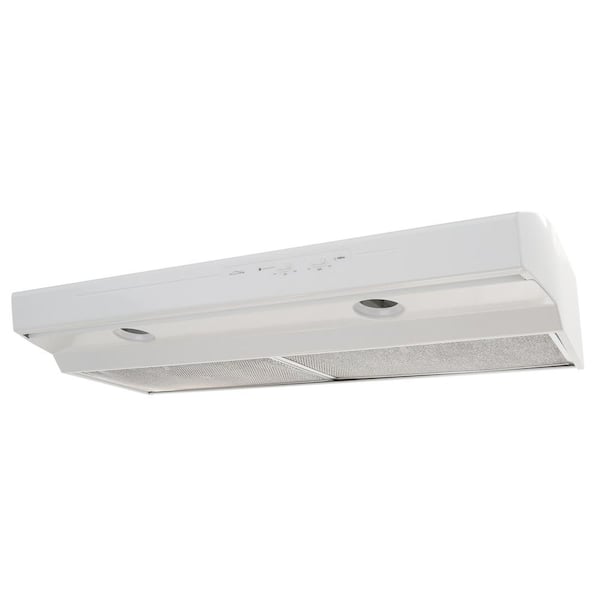 Broan-NuTone Allure I Series 42 in. Convertible Under Cabinet Range Hood with Light in White
