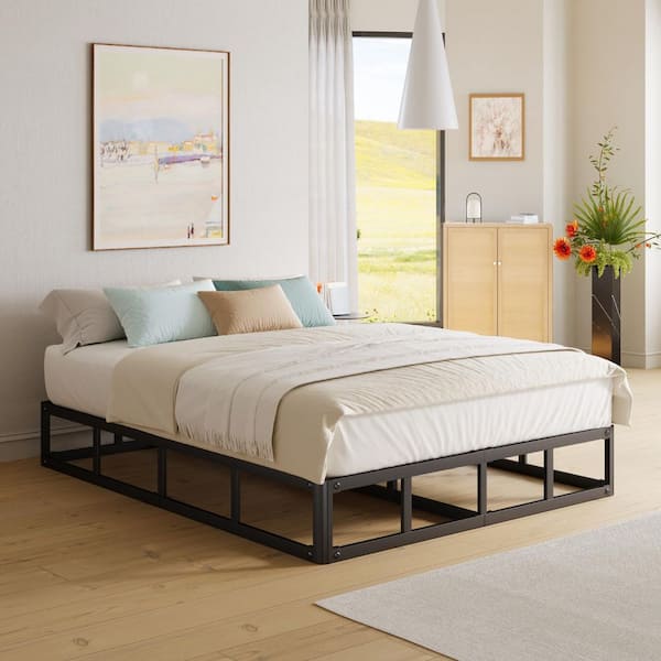 7 in. High Full Metal Box Spring, Sturdy Frame Mattress Foundation, Noise-Free