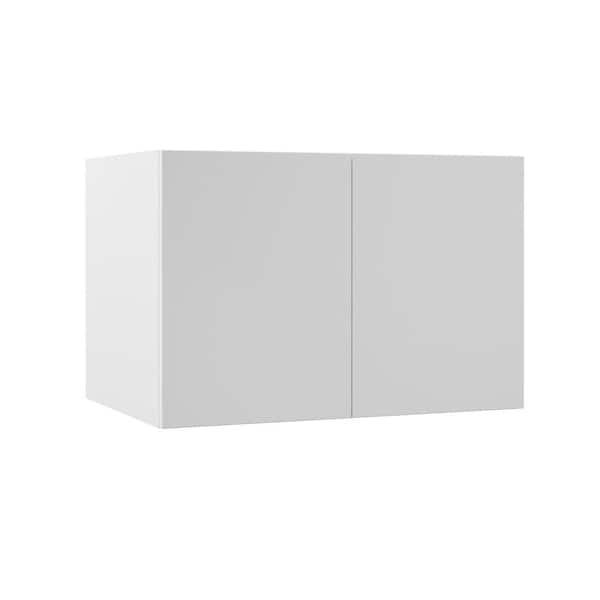 Hampton Bay Designer Series Edgeley Assembled 36x24x24 in. Deep Wall Bridge Kitchen Cabinet in White