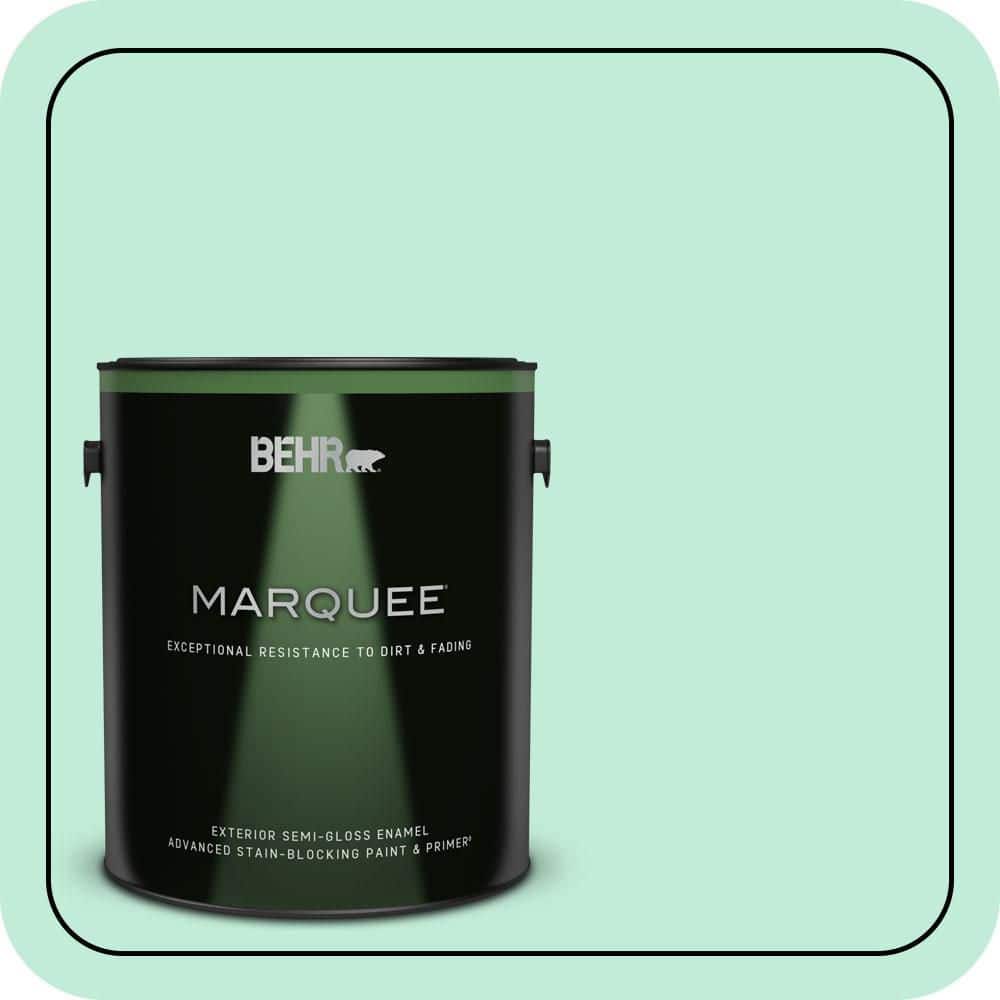 1 gal. #470A-2 Seafoam Pearl Semi-Gloss Enamel Exterior Paint & Primer price history on PriceWatchPro