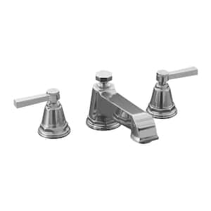 Pinstripe Pure Deck-Mount Bath Faucet Trim in Polished Chrome