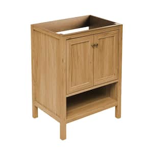 Chateau 23.55 in. W x 17.9 in. D x 32.5 in. H Bath Vanity Cabinet without Top in Natural Oak