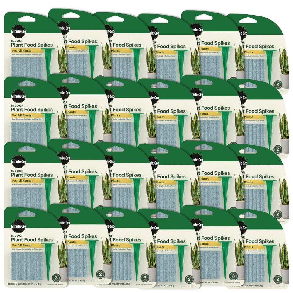 Miracle-Gro Indoor Plant Food Spikes for All Plants 24 Spikes For