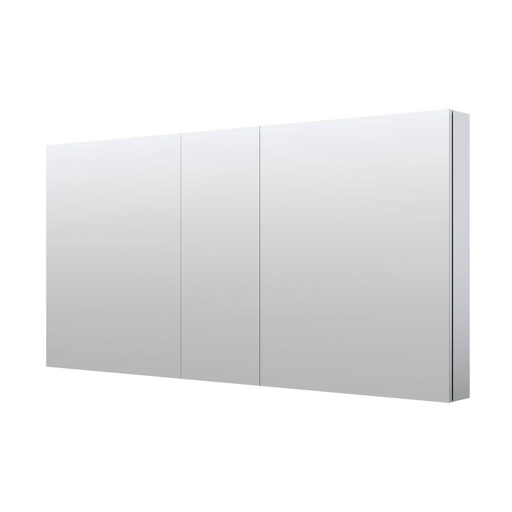 Combo 60 in. W x 30 in. H Rectangular Recess/Surface Mount Frameless Medicine Cabinet with Mirror, Soft Close Door price history on PriceWatchPro
