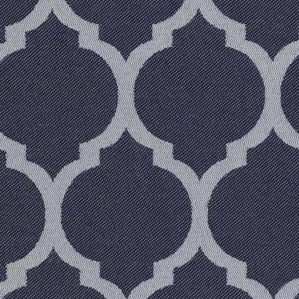 Hampton Bay Bayhurst CushionGuard Midnight Trellis Patio Dining Chair