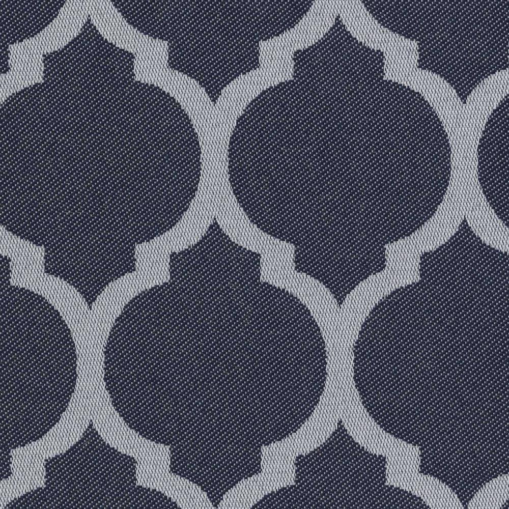 Hampton Bay Oak Cliff CushionGuard Midnight Trellis Patio Glider